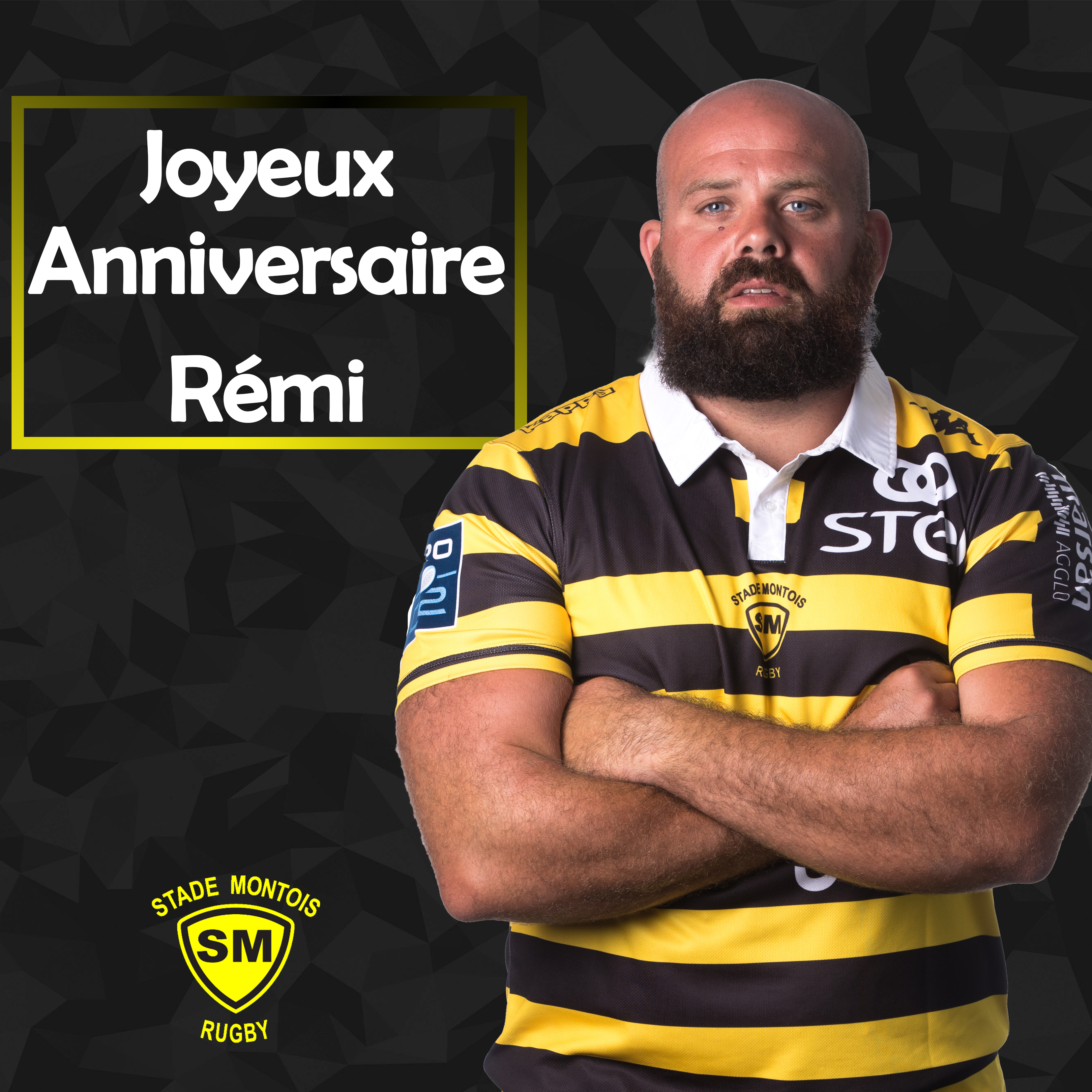 Joyeux Anniversaire Remi Hugues Stade Montois Rugby Landes