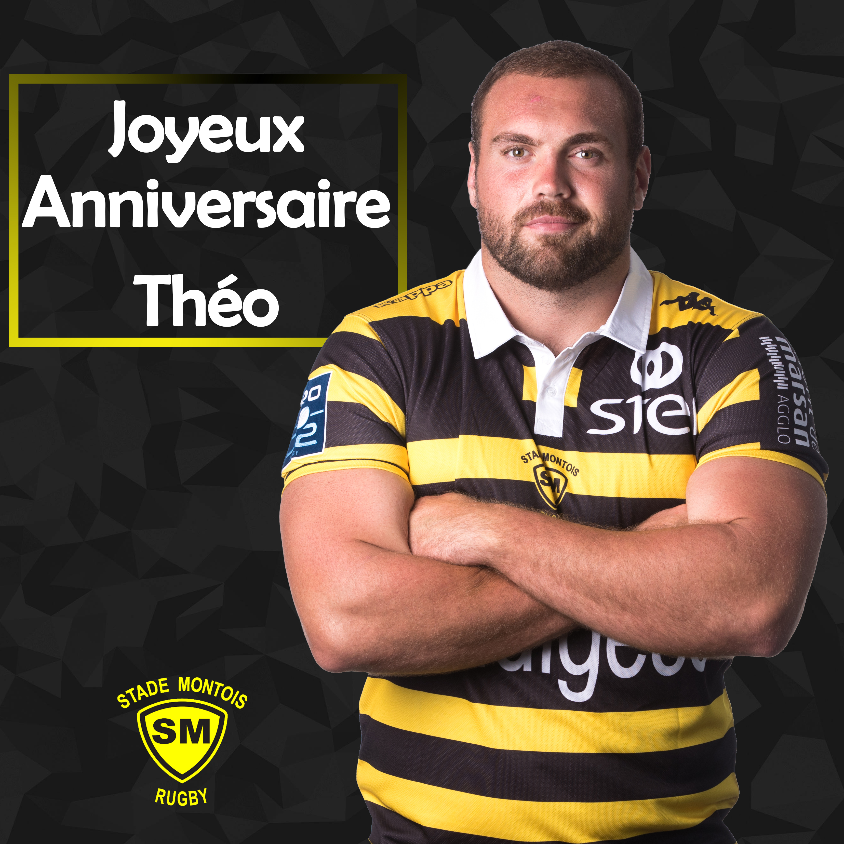 Joyeux Anniversaire Theo Castinel Stade Montois Rugby Landes